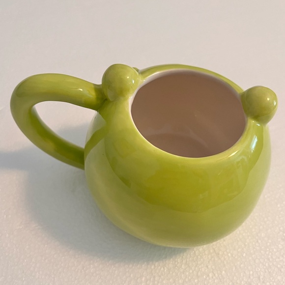 Green Frog Mug 3d Frog Leapin' Lilly 2007 Ceramic Cup Mug Planter Burton Burton - Picture 5 of 6